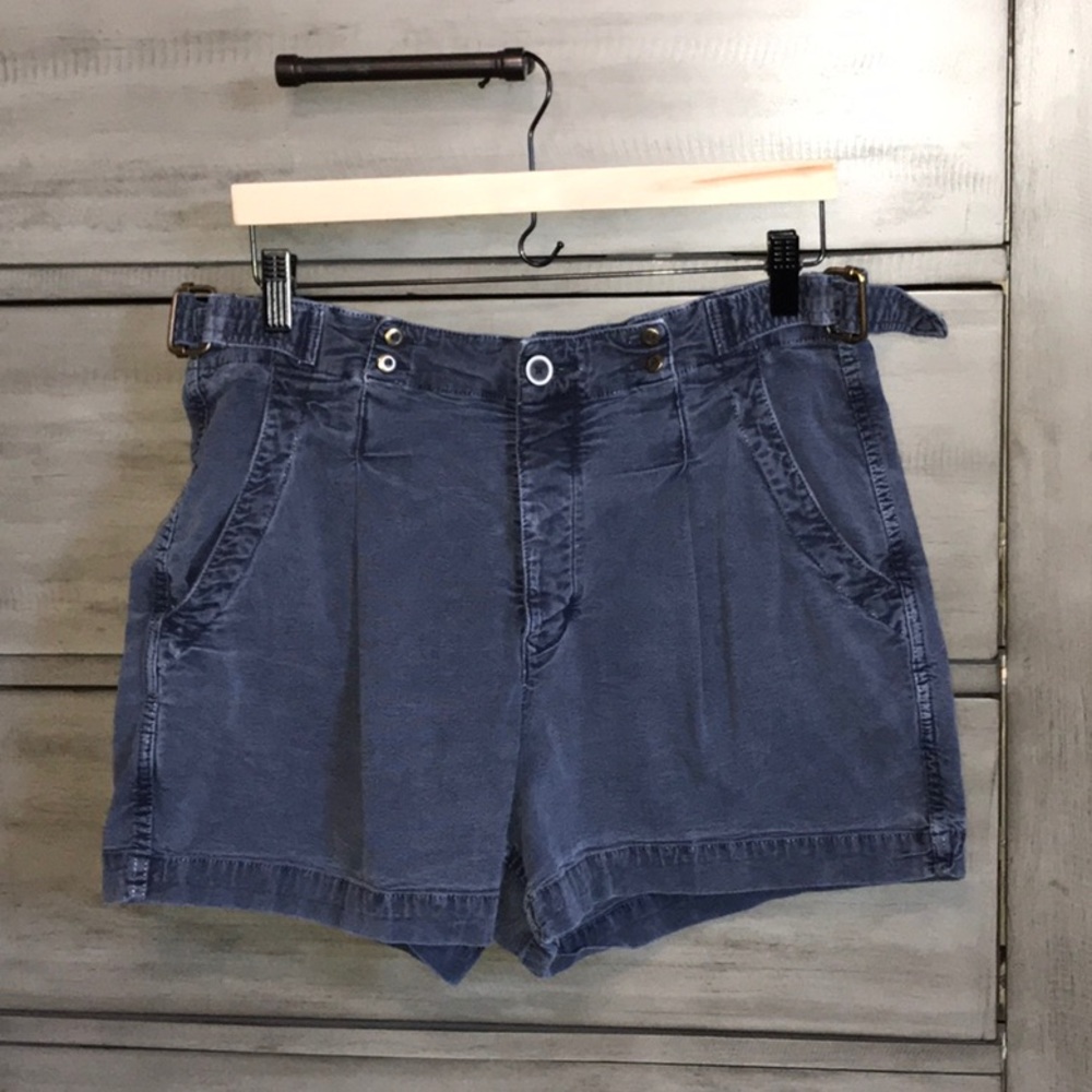 Anthropologie Blue Women's Cargo Shorts